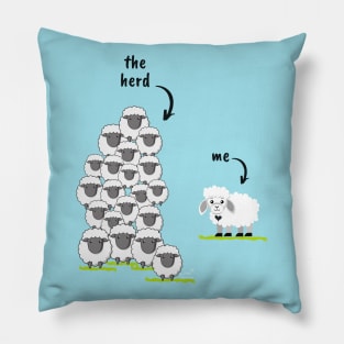 The Herd, and Me Pillow