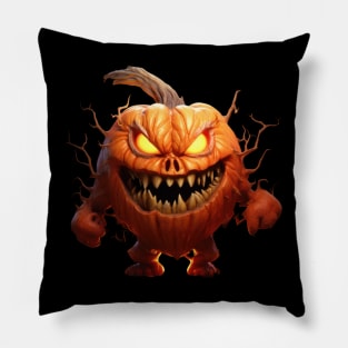 Monster  Halloween Pumpkin Pillow