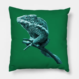 chameleon green Pillow
