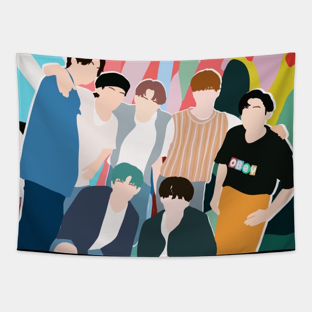 BTS Tapestry by camillekayart