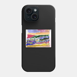 Abstract Tuscan Landscape Phone Case