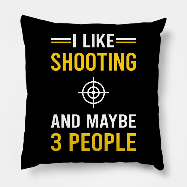 3 People Shooting Pillow by Good Day