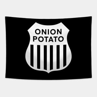 Onion Potato Railroad Tapestry