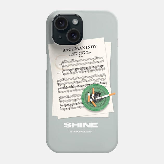 Shine - Alternative Movie Poster Phone Case by MoviePosterBoy