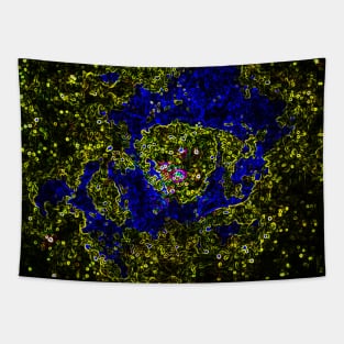 Black Panther Art - Glowing Edges 257 Tapestry