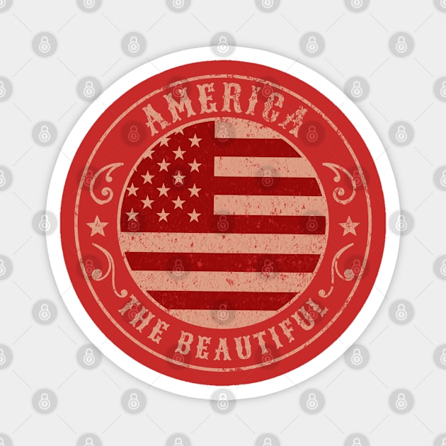 American flag Magnet by Polynesian Vibes