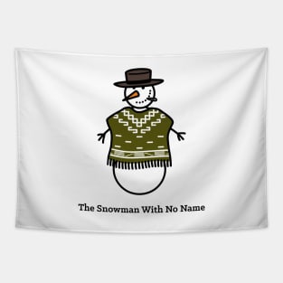 The Snowman With No Name Tapestry