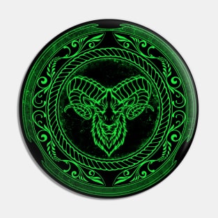 Viking Celtic Ram Aries Zodiac Pin