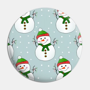 CUTE Snowman Pattern Pin