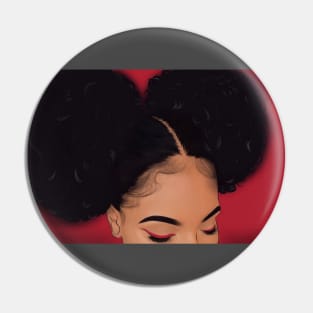 Afro Puffs Pin