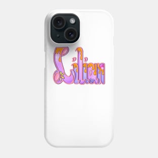 Lilian with golden drips Girls and womens Personalized Custom name Lilian Phone Case