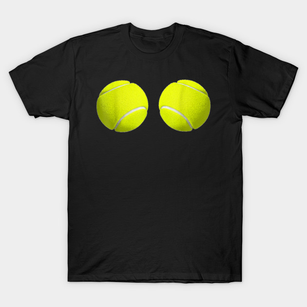 tennis boob comes out of shirt.