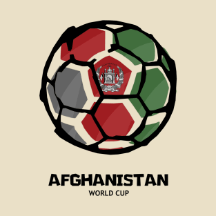 Afghanistan Football Country Flag T-Shirt