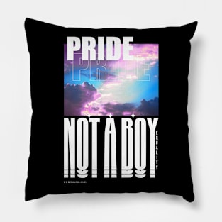 Not a Boy | Genderqueer Pride Pillow