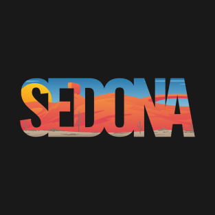 Sedona Arizona Scenic Typography T-Shirt