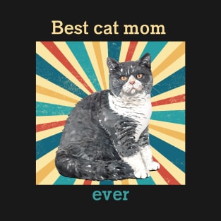 Cat t shirt - Best cat mom ever T-Shirt