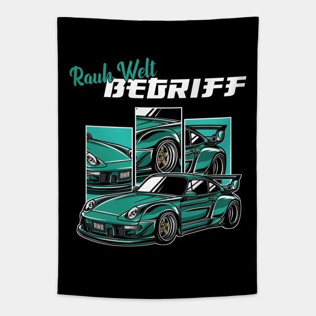 RWB CAR Tapestry by mirailecs