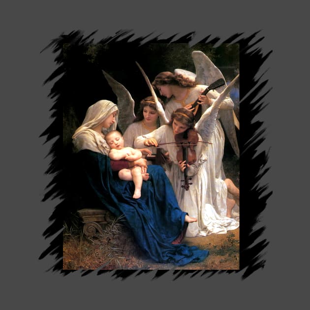 Our Lady Song of Angels Virgin Mary and Infant Jesus Music Catholic Saint by hispanicworld