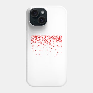 Falling Hearts Design Phone Case