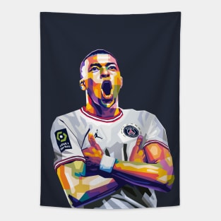 Kylian mbappe goal celebration Tapestry