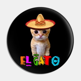 El Gato Mexican Kitten Pin