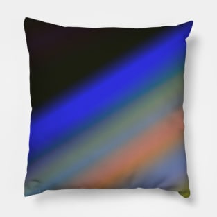 blue orange red texture design Pillow