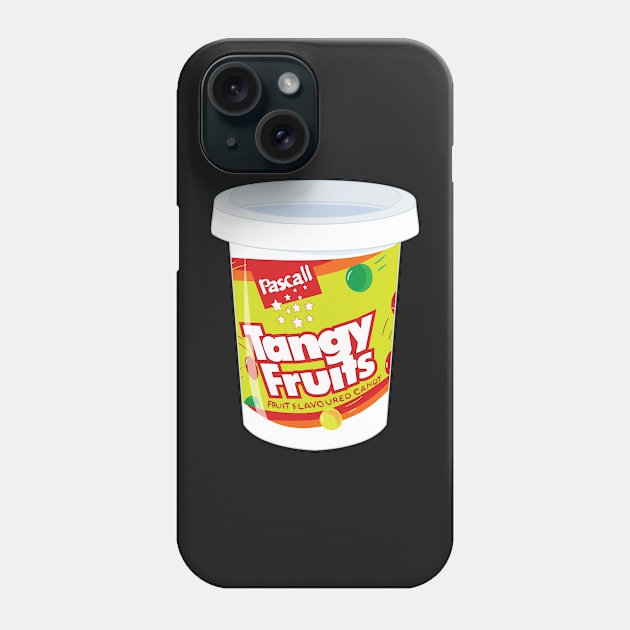 Tangy Fruits Digital Illustration Phone Case by 4amStudio