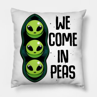 Vegan Peas Pillow