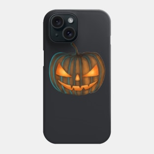 Angry pumpkin Phone Case