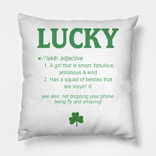 St. Patrick's Day Graphic Tee Pillow