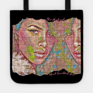 COMING SOON! YOU CAN HAVE THE PUZZLE PIECES REMOVED TO REVEAL A CLEARER PICTURE or change the color of the puzzle pieces (By Special Request).   Torn Paper and Puzzle Pieces/ The Highest Most Exalted One. Tote