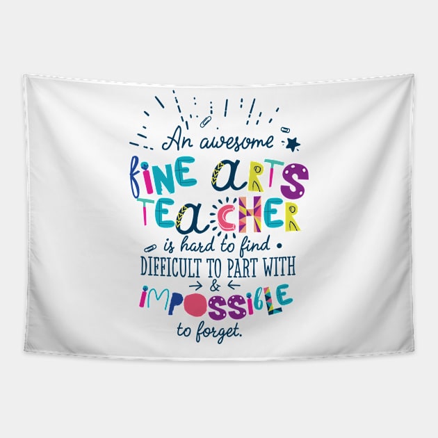 An Awesome Fine Arts Teacher Gift Idea - Impossible to forget Tapestry by BetterManufaktur