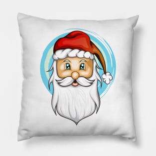 Colorful cartoon santa claus Pillow