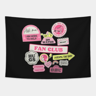 Unicorn fan club Tapestry