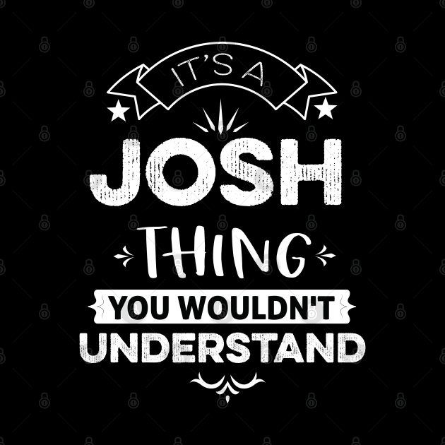 It's A Josh Thing You Wouldn't Understand by DonVector
