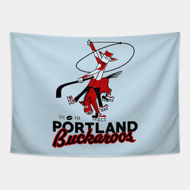 Defunct Portland Buckaroos Hockey 1969 Tapestry by LocalZonly