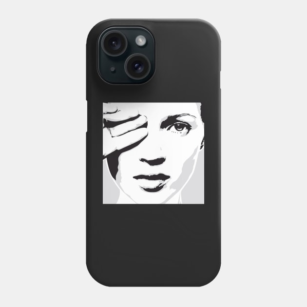 KATE MOSS/Black & White Phone Case by -f-e-l-i-x-x-