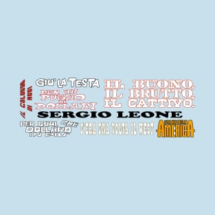 Sergio Leone Filmography • Italian T-Shirt