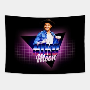 NIKO MOON - Music style Design 80's Tapestry