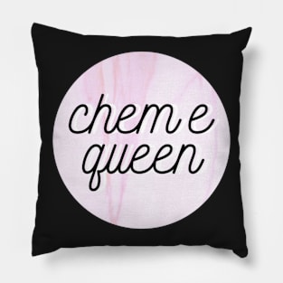 chem e queen pink Pillow