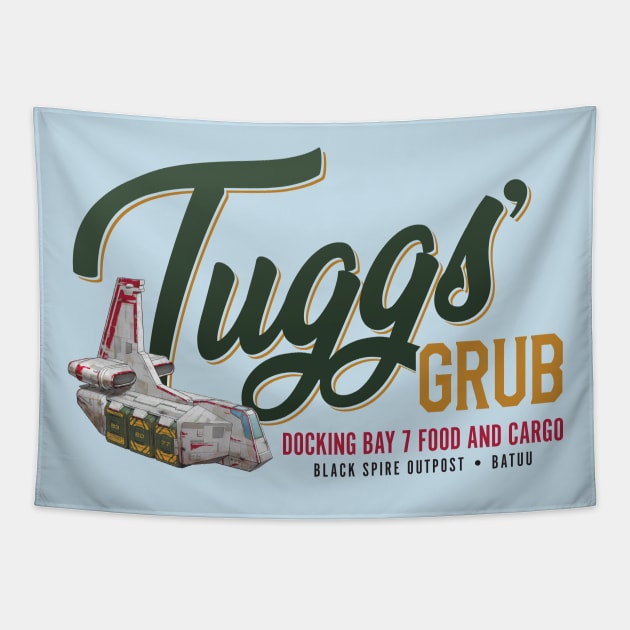 Tuggs Grub Tapestry by MindsparkCreative