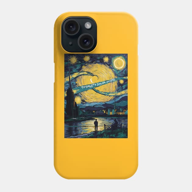 Total Solar Eclipse 2024 , April 8 Phone Case by RalphWalteR