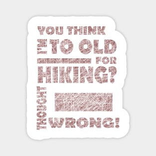 Hiking Climbing Rope Grandma Grandpa Pension Magnet