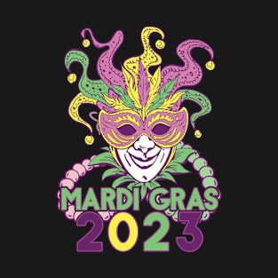 Funny Mardi Gras Mardi Gras 2023 Jester T-Shirt