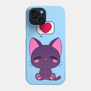 A Cute And Kind Kitten - I Love You! Phone Case