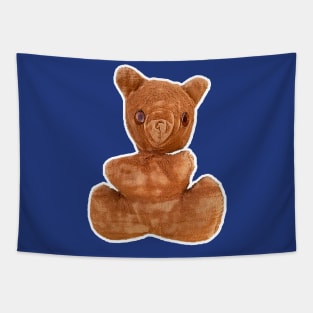 Vintage Stuffed Baby Bear Tapestry