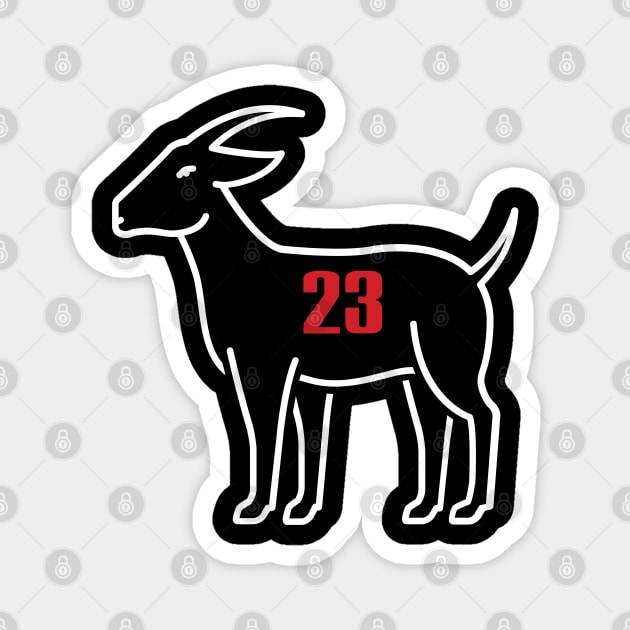 Michael Jordan - GOAT (G.O.A.T) - Chicago Bulls Magnet by SportCulture