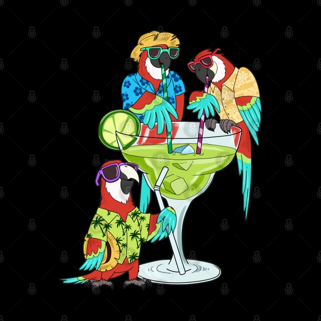 Cool Parrot Margarita Gift Cruise Ship Mexican Vacation Print by Linco