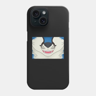 Blue Fox Face Phone Case