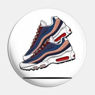 Air Max 95 Sneakers illustration Pin